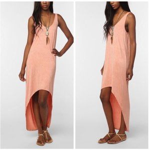 Urban Outfitters BYCORPUS peach high low dress